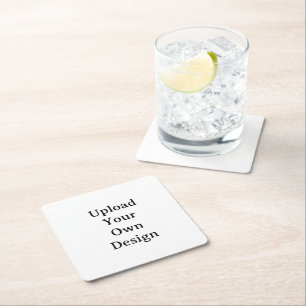 Create Your Own Simple Custom Square Paper Coaster