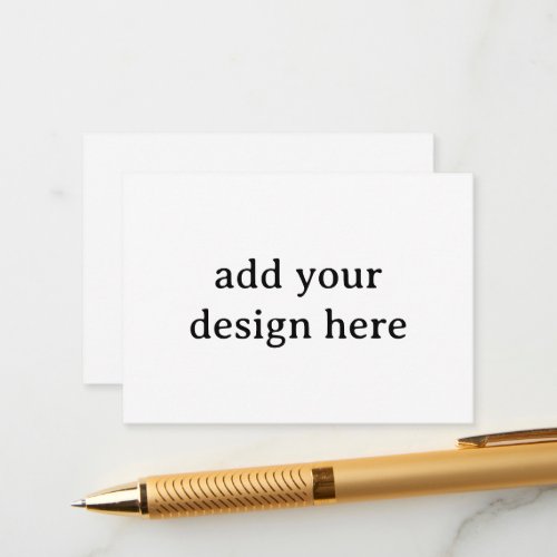 Create Your Own Simple Custom Squared 3.5" x 2.5" Enclosure Card
