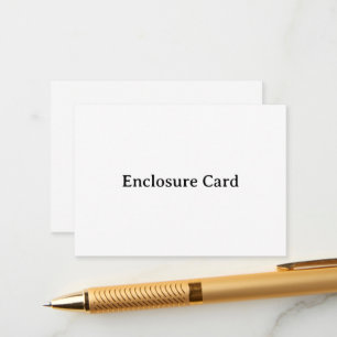 Create Your Own Simple Custom Squared 3.5" x 2.5" Enclosure Card
