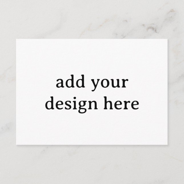 Create Your Own Simple Custom Squared 3.5" x 5" Enclosure Card (Front)