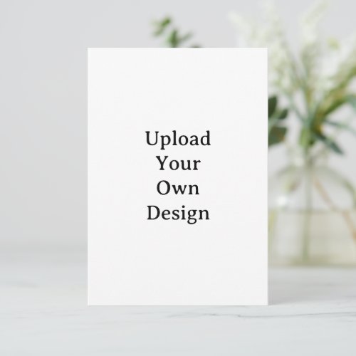 Create Your Own Simple Custom Squared 3.5" x 5" Invitation