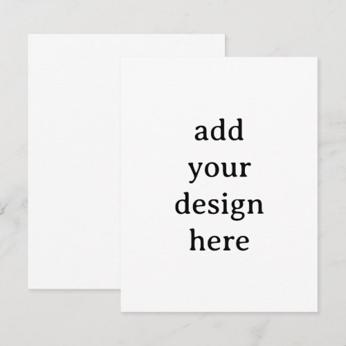 Create Your Own Simple Custom Squared 4.25" x 5.5" Invitation