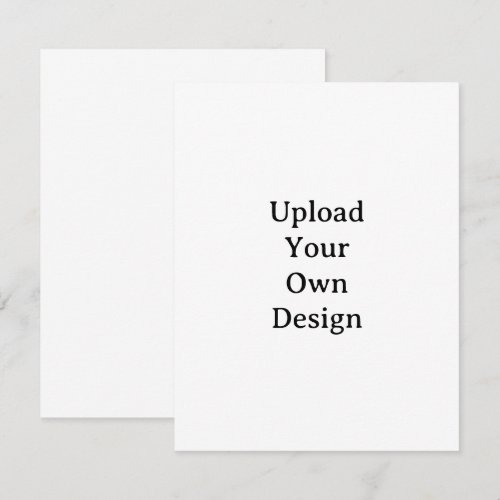 Create Your Own Simple Custom Squared 4.25" x 5.5" Invitation