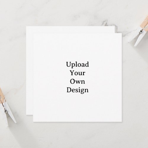 Create Your Own Simple Custom Squared 5.25"x5.25" Invitation