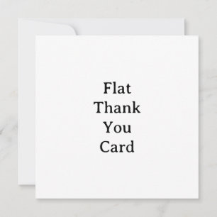 Create Your Own Simple Custom Squared 5.25"x5.25" Thank You Card