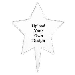 Create Your Own Simple Custom Star Cake Topper