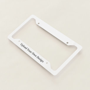 Create Your Own Simple Custom Style C License Plate Frame