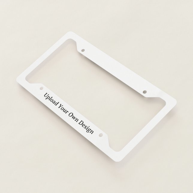 Create Your Own Simple Custom Style C  License Plate Frame (3/4)
