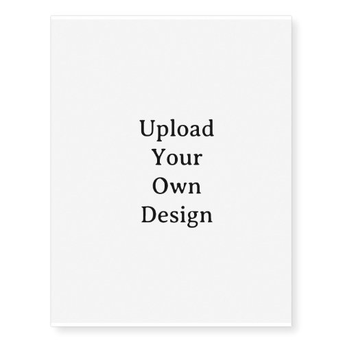 Create Your Own Simple Custom Temporary Tattoos