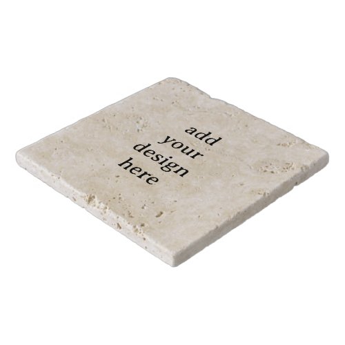 Create Your Own Simple Custom Travertine Stone  Trivet