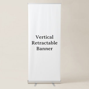 Create Your Own Simple Custom Vertical Retractable Banner