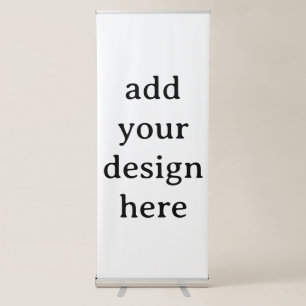 Create Your Own Simple Custom Vertical Retractable Banner