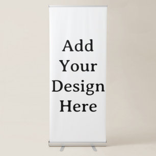 Create Your Own Simple Custom Vertical Retractable Banner