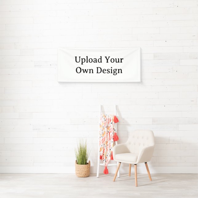 Create Your Own Simple Custom Vinyl 2.5' x 6'  Banner (Insitu)