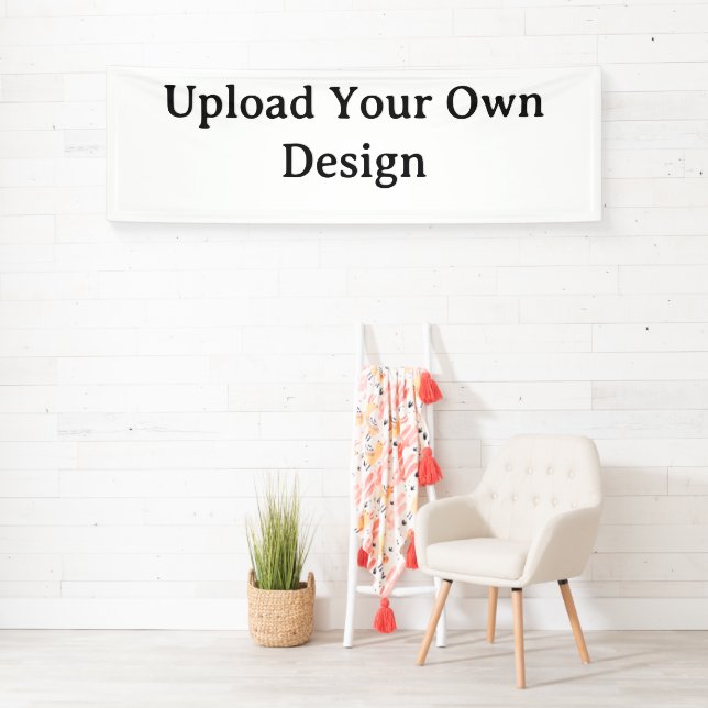 Create Your Own Simple Custom Vinyl 2.5' x 8' Banner (Insitu)