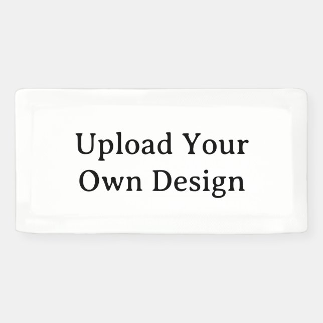 Create Your Own Simple Custom Vinyl 2' x 1' Banner (Horizontal)