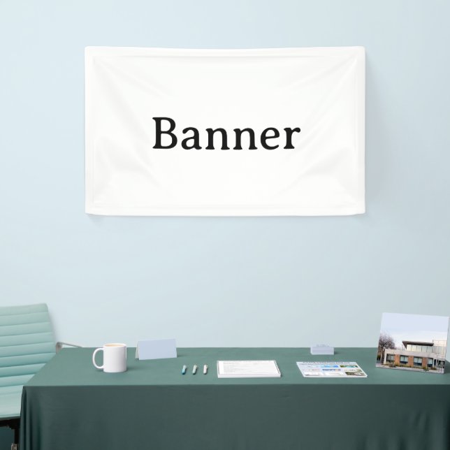 Create Your Own Simple Custom Vinyl 3' x 5' Banner (Tradeshow)