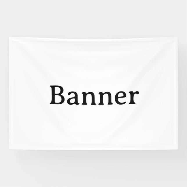 Create Your Own Simple Custom Vinyl 4' x 6' Banner (Horizontal)