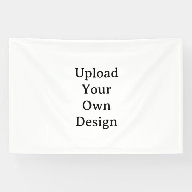 Create Your Own Simple Custom Vinyl 4' x 6' Banner (Horizontal)