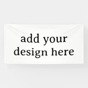 Create Your Own Simple Custom Vinyl 4' x 8' Banner