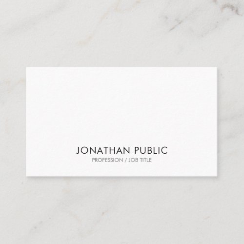 Create Your Own Simple Elegant Design Modern Business Card