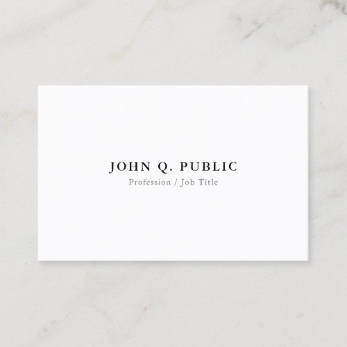 Create Your Own Simple Elegant Modern Minimalist Business Card