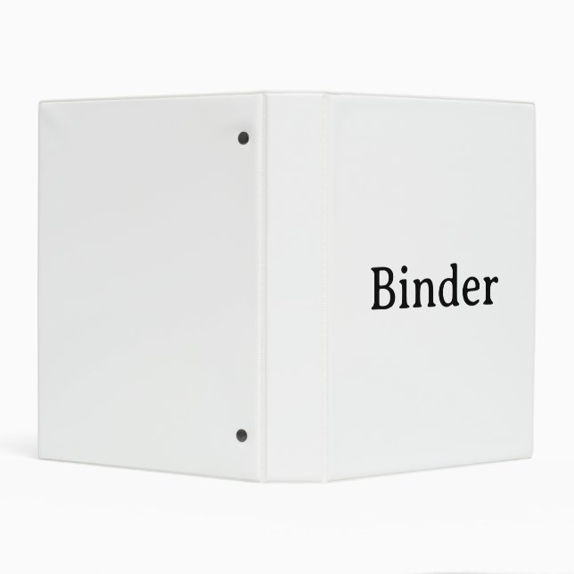 Create Your Own Simple Mini 1" Paper Capacity Binder (Background)