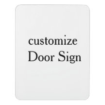 create your own simple Modern Room Sign Vertical