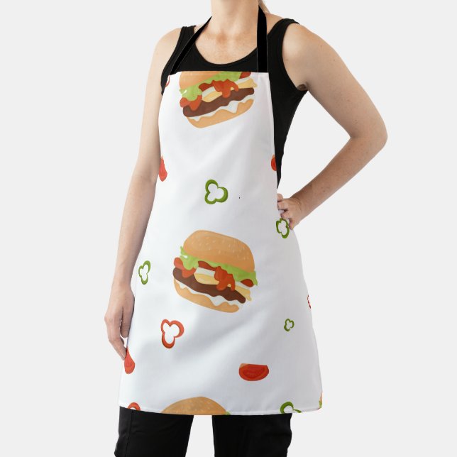 Create Your Own Simple Pizza print Apron (Insitu)
