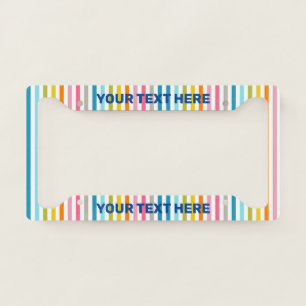 Create Your Own Simple Pretty License Plate Frame