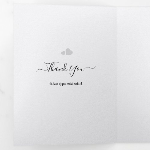 Create Your Own Simple Professional 5" x 7" Flat Tri-Fold Card