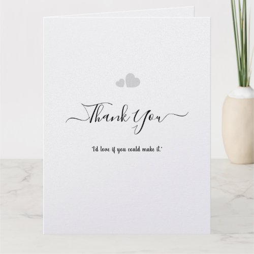 Create Your Own Simple Professional 8.5" x 11 Fold Thank You Card