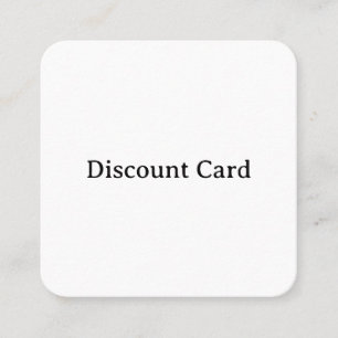 Create Your Own Simple Rounded 2.5" x 2.5" Discount Card