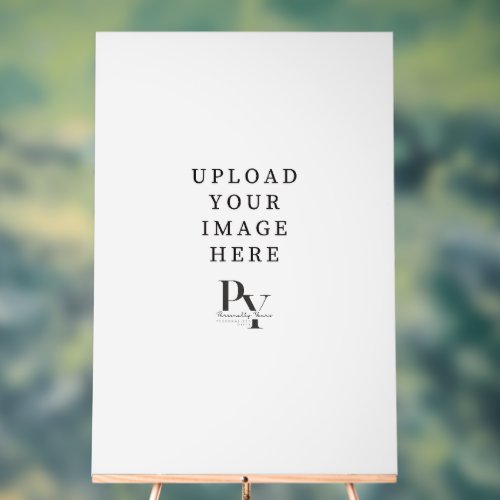 Create Your Own Simple Single Image 24 x 36 Acrylic Sign