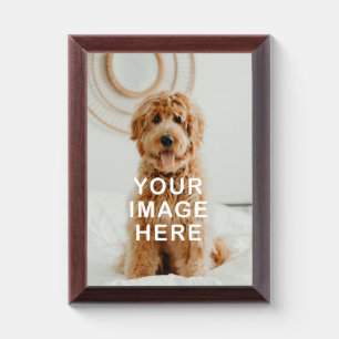 Create Your Own Simple Single Image Award Plaque