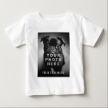 Create Your Own Simple Single Photo & Custom Text Baby T-Shirt<br><div class="desc">Turn your little one into the cutest canvas with this fully customizable toddler/baby t-shirt. Perfect for birthdays, family events, special announcements, or just everyday cuteness, this shirt features a bold photo area where you can upload any image – a beloved pet, a favorite snapshot, or even a funny moment you...</div>
