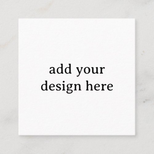 Create Your Own Simple Square 2.5" x 2.5" Discount Card