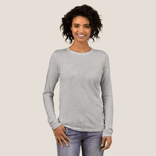 Create Your Own simple Tri-Blend Shirt (Full Front)