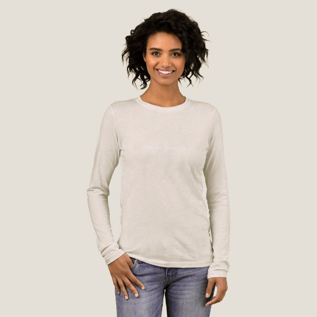 Create Your Own simple Tri-Blend Shirt (Full Front)