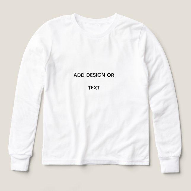 Create Your Own simple Tri-Blend Shirts (Design Front)