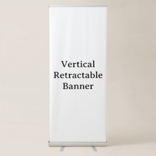 Create Your Own Simple Vertical Retractable Banner