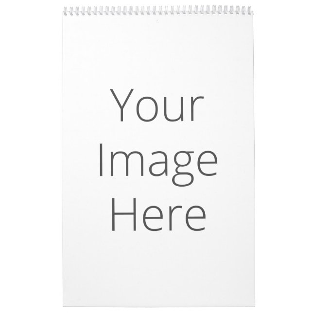 Create Your Own Single Page, Medium White Calendar (Cover)