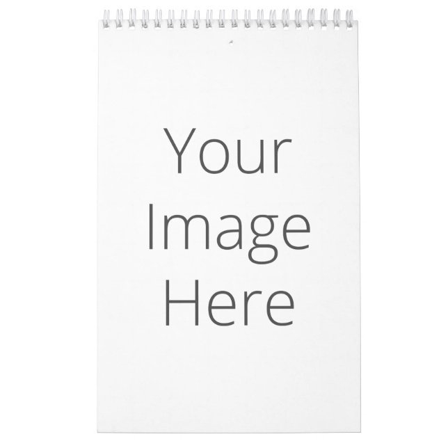 Create Your Own Single Page, Small, White Calendar (Cover)