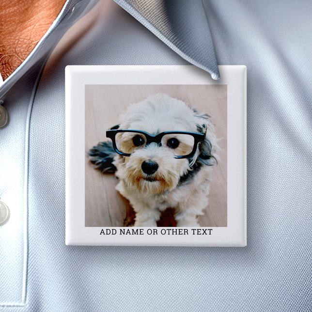 Create Your Own Single Photo Gallery white border Button (Custom Photo Button)