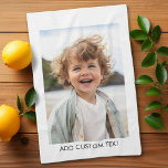 Create Your Own Single Photo Gallery white border Kitchen Towel<br><div class="desc">Add your favorite selfie or portrait of a friend. Use a photo to create a unique and personal gift. If you need to adjust the pictures,  click on the customize tool to make changes.</div>