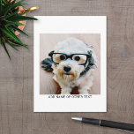 Create Your Own Single Photo Gallery white border Postcard<br><div class="desc">Add your favorite selfie or portrait of a friend. Use a square photo to create a unique and personal gift or keep the hipster puppy and make a trendy keepsake. If you need to adjust the pictures,  click on the customize tool to make changes.</div>