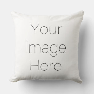 create your own single photo Throw Pillow cushion