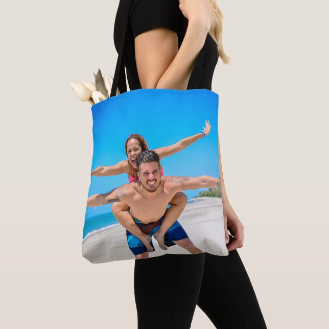 Create Your Own Single Photo Tote Bag (Close Up)