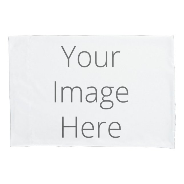 Create Your Own Single Pillowcase, Standard Size Pillowcase (Front)