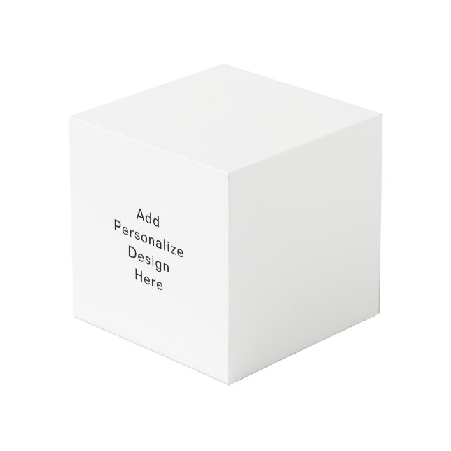 create your own Single Standard Size Cube (Front Angled)